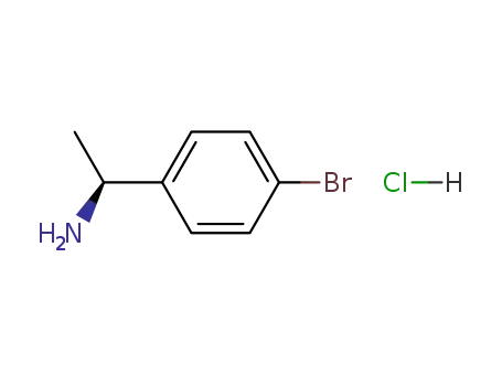 Molecular Structure of 84499-77-4 (1-(4-Bromophenyl)ethylamine hydrochloride)