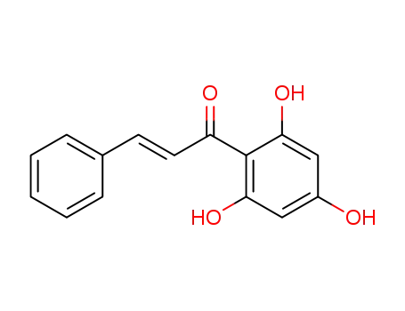 Molecular Structure of 82451-30-7 (2-Propen-1-one, 3-phenyl-1-(2,4,6-trihydroxyphenyl)-, (E)-)
