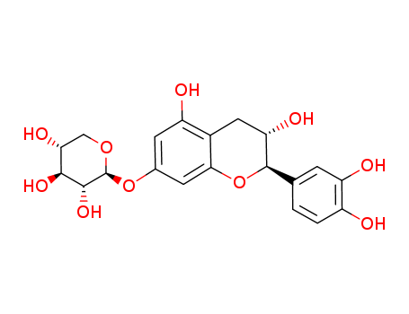 2-[2-(3,4-dihydroxyphenyl)-3,5-dihydroxy-chroman-7-yl]oxyoxane-3,4,5-triol cas  42830-48-8