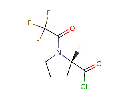 Molecular Structure of 36724-68-2 ((S)-(-)-N-(TRIFLUOROACETYL)PROLYL CHLORIDE)
