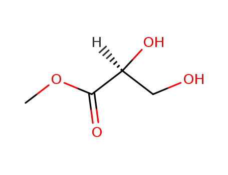 Molecular Structure of 10303-88-5 ((S)-Methyl 2,3-dihydroxypropanoate)