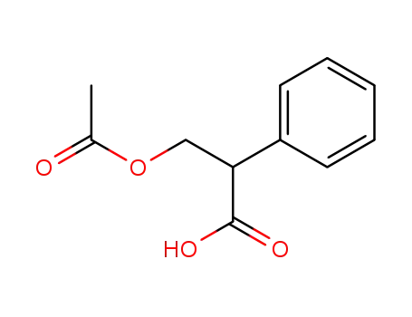 Molecular Structure of 14510-36-2 (a-((Acetyloxy)methyl)benzeneaceticacid)