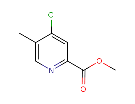 Molecular Structure of 1104455-41-5 (Methyl 4-chloro-5-methylpicolinate)