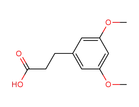 Molecular Structure of 717-94-2 (3,5-DIMETHOXYPHENYLPROPIONIC ACID)
