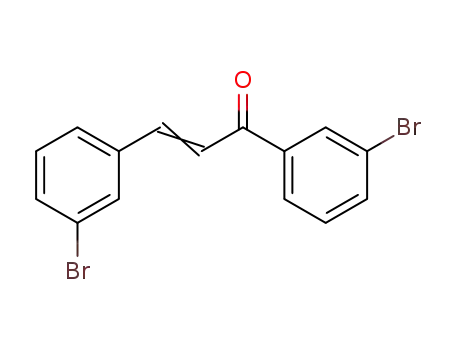 Molecular Structure of 93432-34-9 (2-Propen-1-one, 1,3-bis(3-bromophenyl)-)