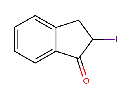 Molecular Structure of 113021-30-0 (2-Iodo-1-indanone)