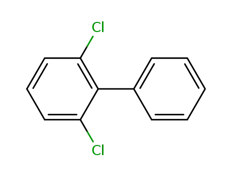 Molecular Structure of 33146-45-1 (2,6-DICHLOROBIPHENYL)