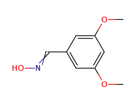 Molecular Structure of 34967-25-4 (3,5-dimethoxybenzaldoxime)