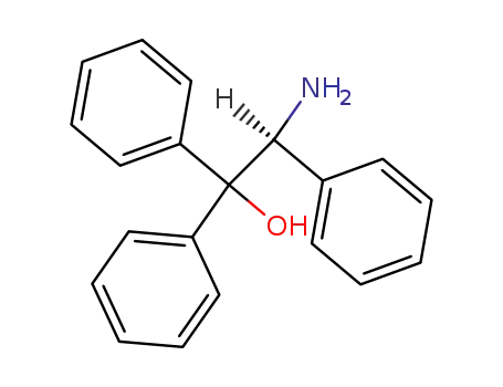 Molecular Structure of 129704-13-8 ((S)-(-)-2-AMINO-1,1,2-TRIPHENYLETHANOL)