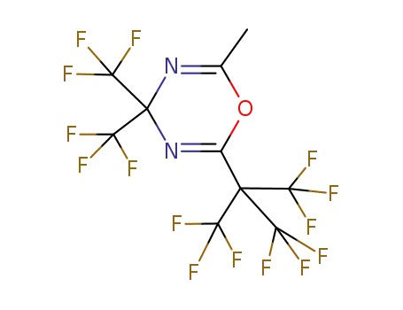 2-methyl-4,4-bis(trifluoromethyl)-6-perfluoro-tert-butyl-4H,1,3,5-oxadiazine