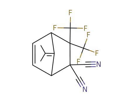 Bicyclo[2.2.1]hept-5-ene-2,2-dicarbonitrile,
7-(1-methylethylidene)-3,3-bis(trifluoromethyl)-