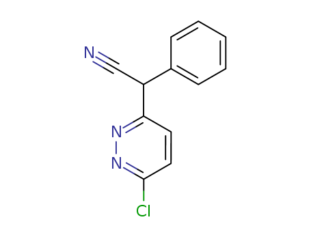 2-(6-CHLORO-3-PYRIDAZINYL)-2-PHENYLACETONITRILE