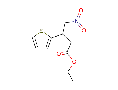 ethyl 4-nitro-3-(thiophen-2-yl)butanoate