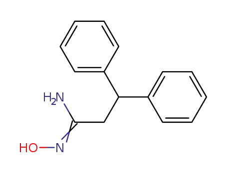 Molecular Structure of 890-35-7 (N-hydroxy-3,3-diphenylpropionamidine)