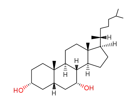 Molecular Structure of 3862-26-8 (dihydroxycoprostane)