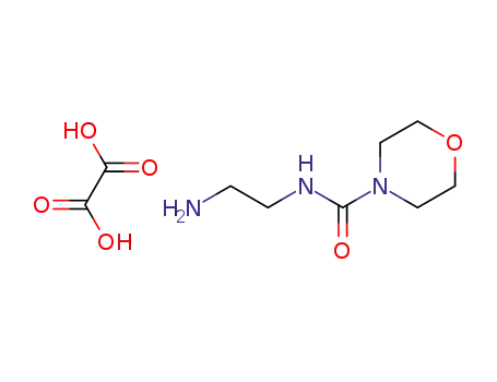 Molecular Structure of 947674-94-4 (4-Morpholinecarboxamide, N-(2-aminoethyl)-, ethanedioate (Landiolol))