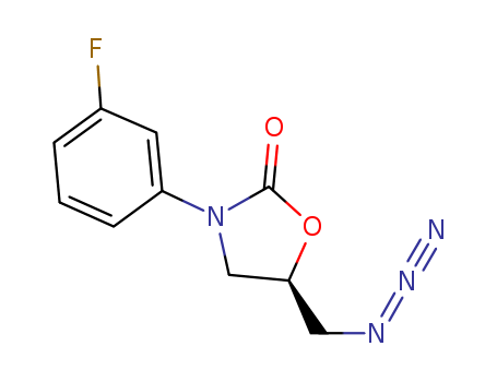 2-OXAZOLIDINONE, 5-(AZIDOMETHYL)-3-(3-FLUOROPHENYL)-, (5R)-
