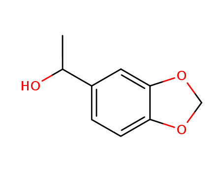 6329-73-3,1-(3,4-METHYLENEDIOXYPHENYL)ETHANOL,Piperonylalcohol, a-methyl- (6CI,7CI,8CI);1-(3,4-Methylenedioxyphenyl)ethanol; 1-(Benzodioxol-5-yl)ethanol;5-(1-Hydroxyethyl)-1,3-benzodioxole; NSC 6988