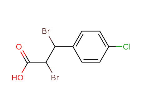 Benzenepropanoicacid, α,β-dibromo-4-chloro-