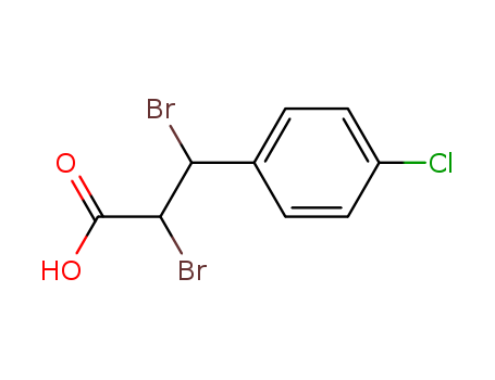 2,3-Dibromo-3-(4-chlorophenyl)propanoic Acid