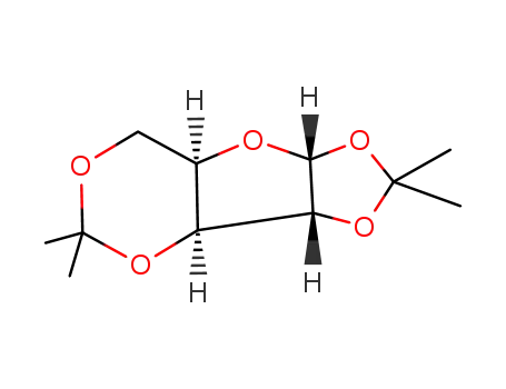 Molecular Structure of 20881-04-3 (1,2:3,5-Di-O-isopropylidene-alpha-D-xylofuranose)