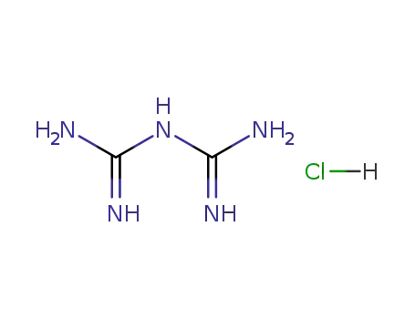 Molecular Structure of 4761-93-7 (Biguanide hydrochloride)