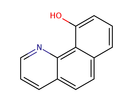 Molecular Structure of 33155-90-7 (10-Hydroxybenzo[h]quinoline)