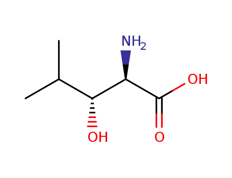 Molecular Structure of 87421-24-7 ((2R,3R)-2-amino-3-hydroxy-4-methyl-valeric acid)