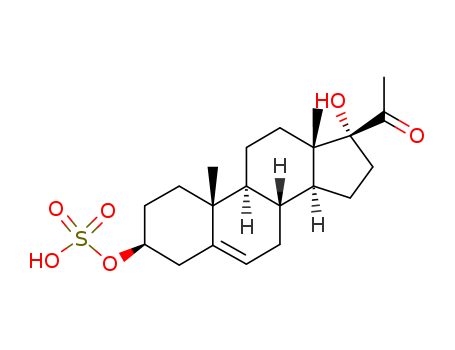 Pregn-5-en-20-one,17-hydroxy-3-(sulfooxy)-, (3b)-