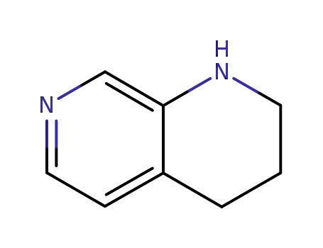 Molecular Structure of 13623-86-4 (1,2,3,4-tetrahydro-[1,7]naphthyridine)