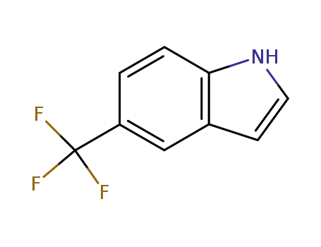Molecular Structure of 100846-24-0 (5-(Trifluoromethyl)indole)