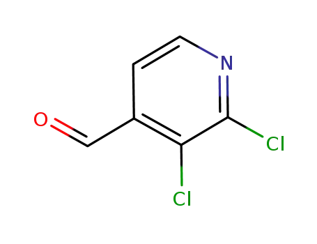 Molecular Structure of 884495-41-4 (2,3-Dichloropyridine-4-carboxaldehyde)