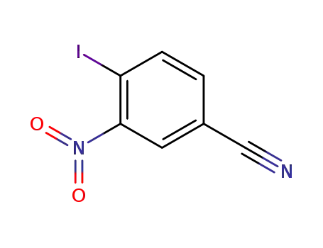 Molecular Structure of 101420-79-5 (Benzonitrile,4-iodo-3-nitro-)