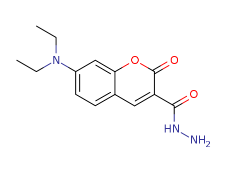 2H-1-Benzopyran-3-carboxylicacid, 7-(diethylamino)-2-oxo-, hydrazide