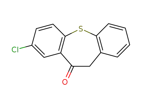 Molecular Structure of 1469-28-9 (Dibenzo[b,f]thiepin-10(11H)-one, 8-chloro-)