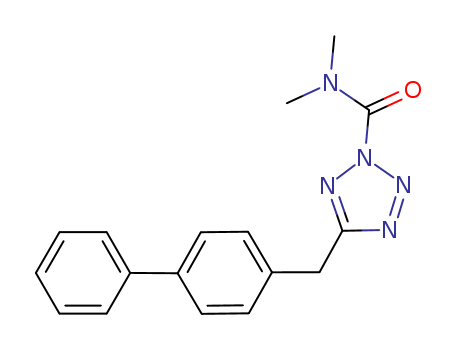 N,N-dimethyl-5-[(4-phenylphenyl)methyl]tetrazole-2-carboxamide(1010096-65-7)