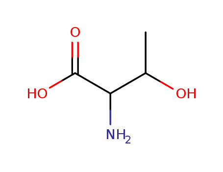 Molecular Structure of 7004-04-8 (Butanoic acid, 2-amino-3-hydroxy-)