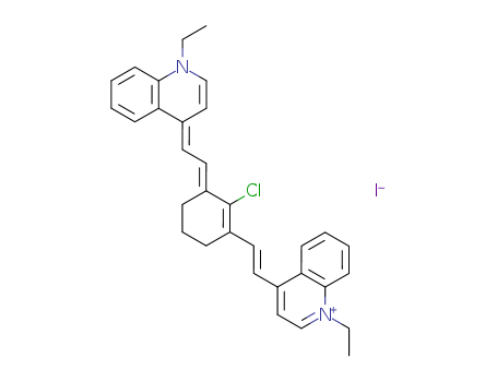 Quinolinium,4-[2-[2-chloro-3-[2-(1-ethyl-4(1H)-quinolinylidene)ethylidene]-1-cyclohexen-1-yl]ethenyl]-1-ethyl-,iodide (1:1)