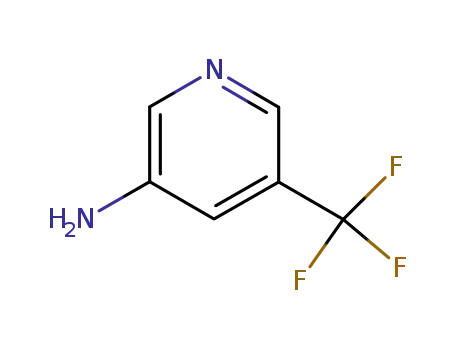 Molecular Structure of 112110-07-3 (5-Trifluoromethyl-pyridin-3-ylamine)