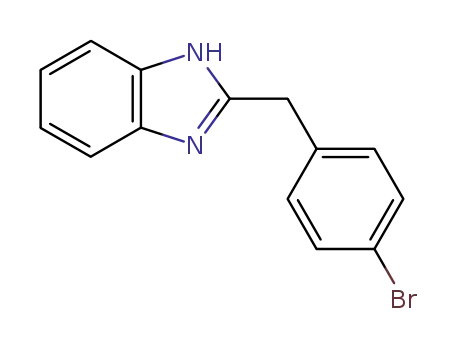 Molecular Structure of 100622-41-1 (2-(4-BROMOBENZYL)-1H-BENZIMIDAZOLE)