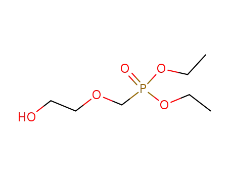 Molecular Structure of 116384-55-5 (diethyl 2-hydroxyethoxymethanephosphonate)