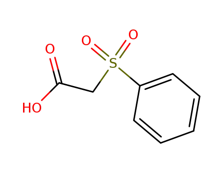Molecular Structure of 3959-23-7 ((PHENYLSULPHONYL)ACETIC ACID)