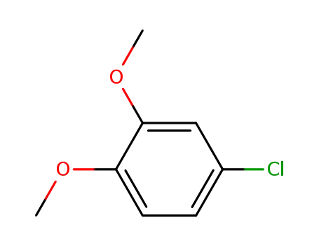 Molecular Structure of 16766-27-1 (4-chloro-1,2-dimethoxy-benzene)