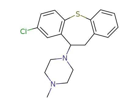 Molecular Structure of 13448-22-1 (Clorotepine)