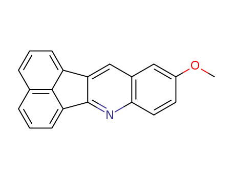 Molecular Structure of 132297-89-3 (Acenaphtho[1,2-b]quinoline,10-methoxy-)