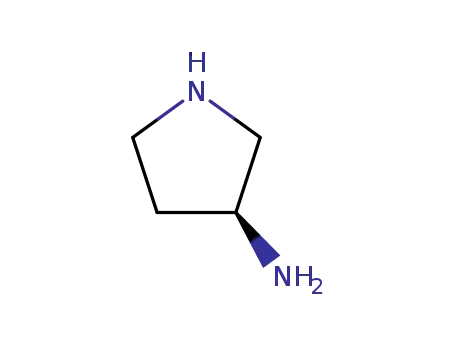 Molecular Structure of 128345-57-3 ((S)-3-Aminopyrrolidine)