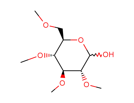 Molecular Structure of 7506-68-5 (2,3,4,6-TETRAMETHYL-D-GLUCOSE)
