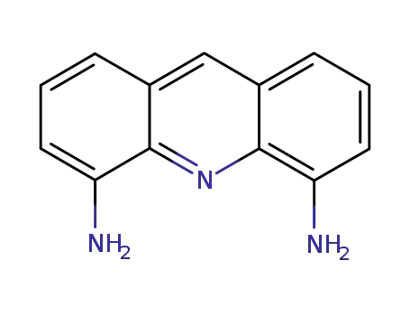 Molecular Structure of 3407-96-3 (4,5-Acridinediamine)