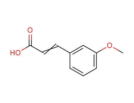 Molecular Structure of 17570-26-2 (3-METHOXYCINNAMIC ACID)