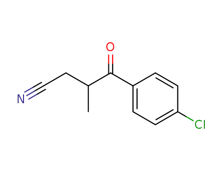 Molecular Structure of 53012-96-7 (4-(4-chlorophenyl)-3-methyl-4-oxobutyronitrile)